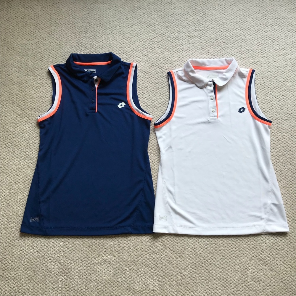2 Lotto athletic tank tops